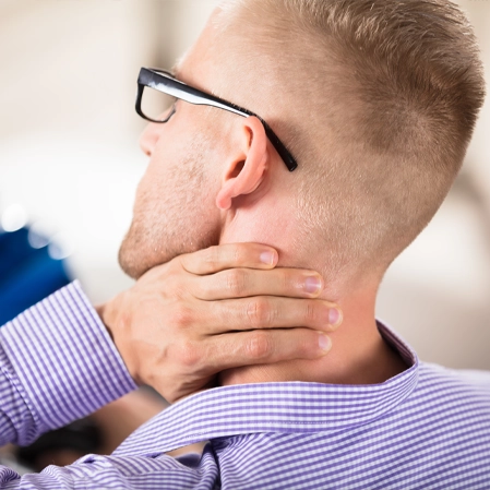 Chiropractic Windsor CO Man With Neck Pain